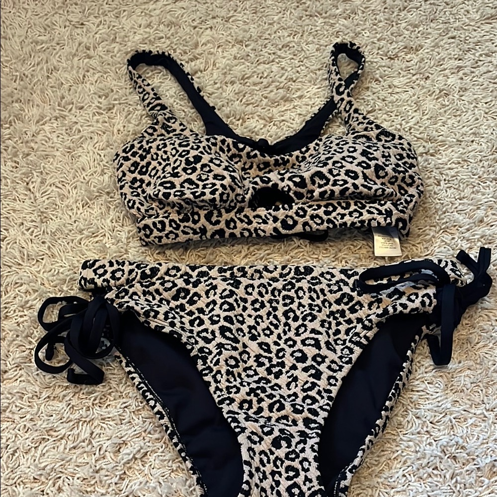Leopard Print Bikini Set